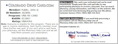 The Colorado Drug Card from ColoradoDrugCard.com The Colorado Drug Card from ColoradoDrugCard.com