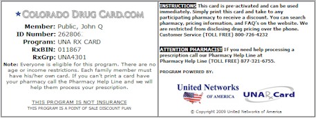 The Colorado Drug Card from ColoradoDrugCard.com